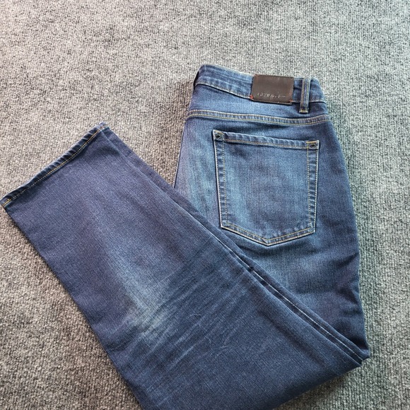 Gramicci Boyfriend Jeans Womens Size 8 Blue Denim Casual Comfort Fit - Picture 1 of 9